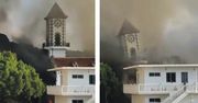 Niesamowite nagrania. Żywioł zniszczył kościół na oczach ludzi