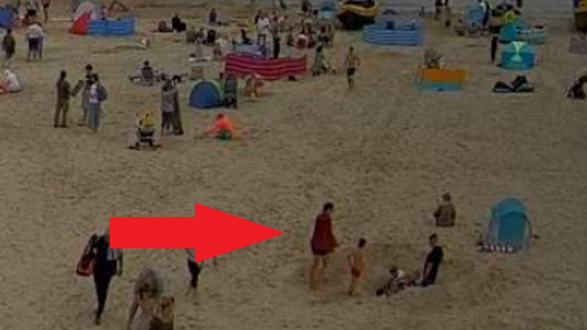 Ujęcie z Jantaru nad Bałtykiem.