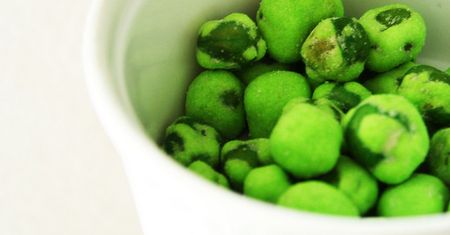 Pieczony groch o smaku wasabi