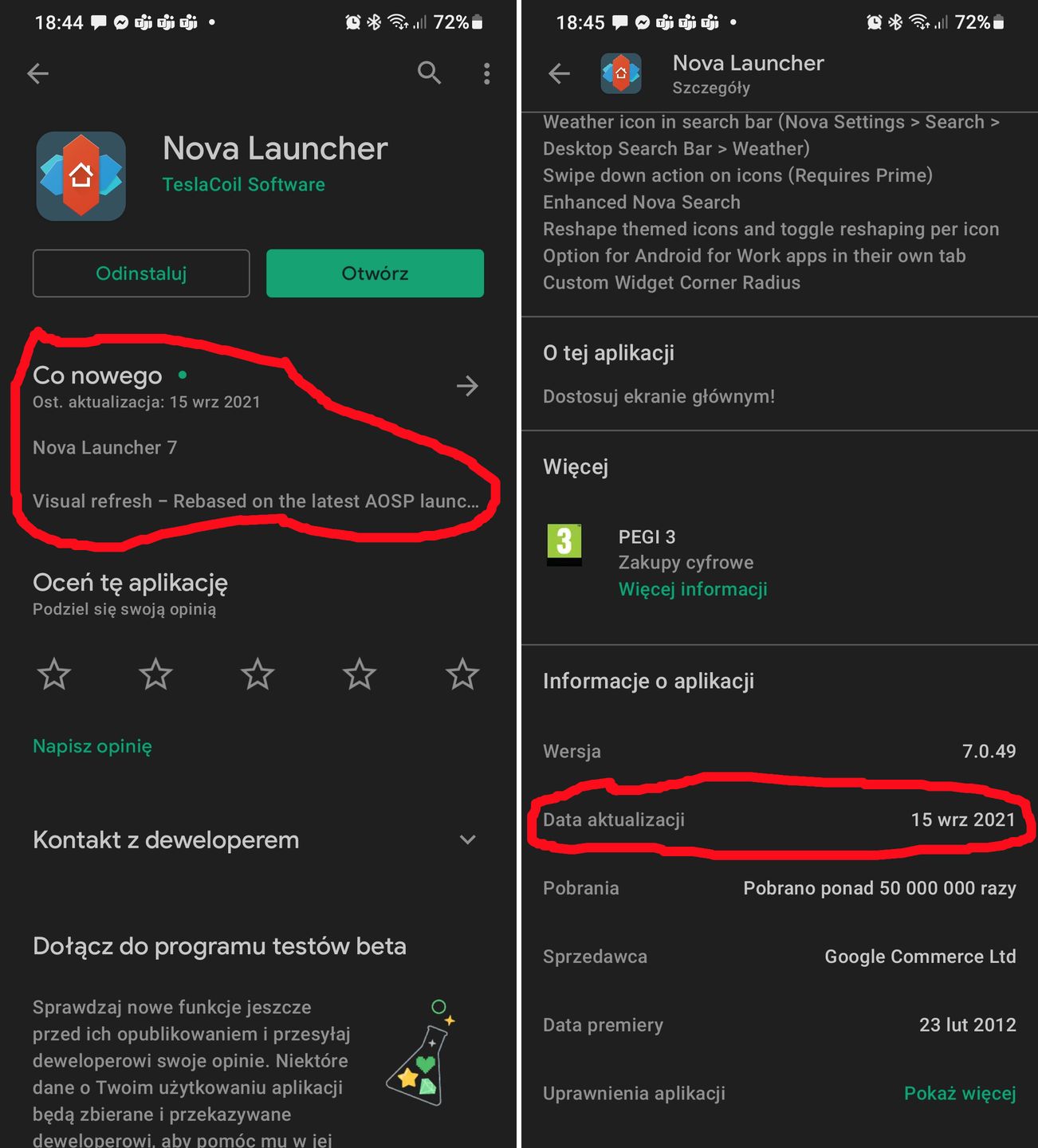 Dziwna zmiana w Google Play. Nie podoba mi się to 2