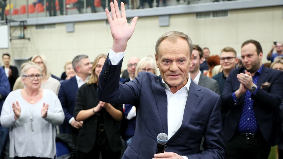 Donald Tusk w Piasecznie