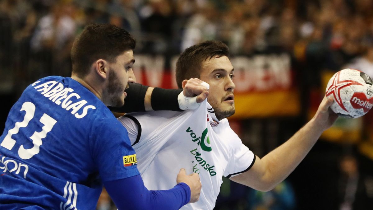 PAP/EPA / HAYOUNG JEON  / Na zdjęciu: Milos Orbovic (z prawej) oraz Ludovic Fabregas