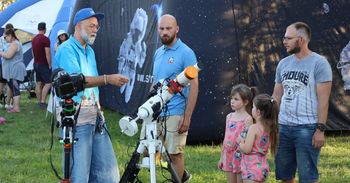Szczecinek: Wspólne oglądanie nieba. Pierwszy piknik astronomiczny [ZDJĘCIA]