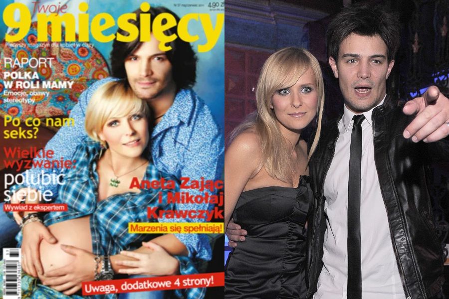 Aneta Zając i Mikołaj Krawczyk na okładce "Twoje 9 miesięcy"