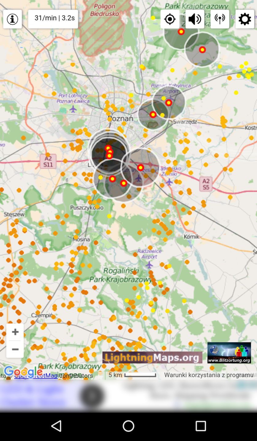 Gdzie jest burza? Przegląd stron i aplikacji nie tylko dla fotografa 23