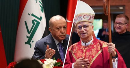 Erdogan apeluje do papieża Leona XIV. W tle  wojna w Gazie