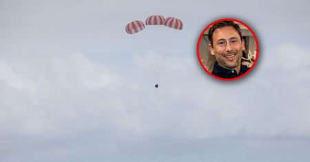 Polak wrócił na Ziemię. Wylądował w oceanie