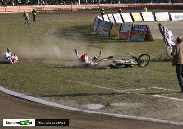 Defekt Tomasza Chrzanowskiego spowodował niebezpieczną sytuację na torze