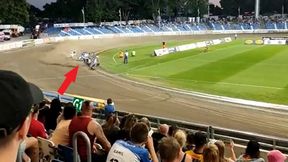 Żużel. Dramatyczny wypadek w Rzeszowie. Motocykl zawodnika wyleciał w powietrze! [WIDEO]