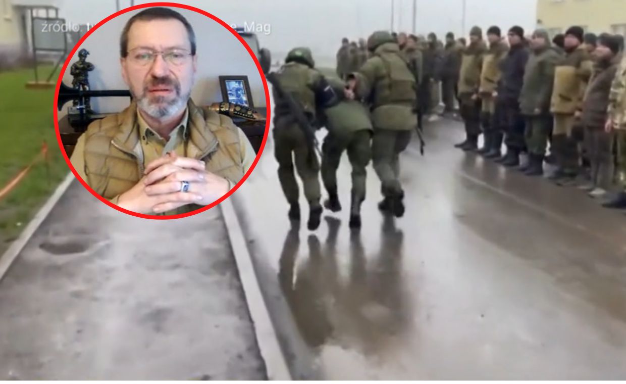 "Budują na ogromną skalę". Ekspert o działaniach Rosjan w Ukrainie