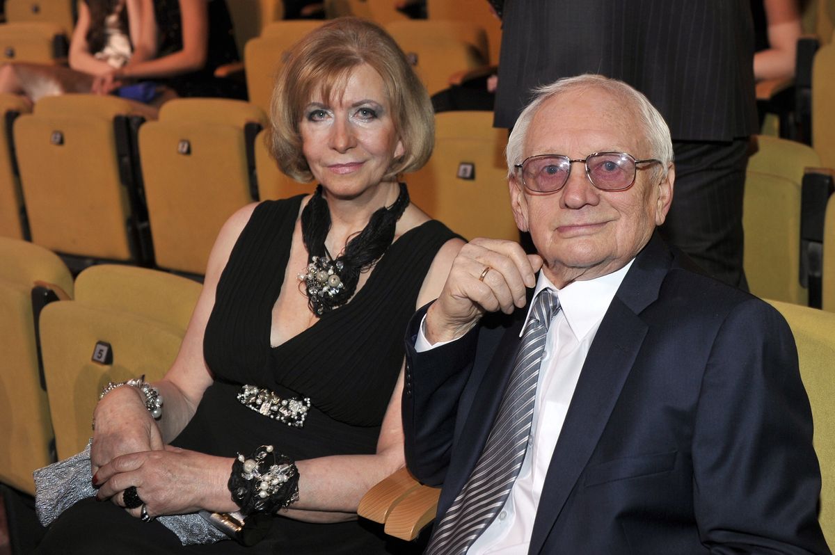 Witold Pyrkosz z żoną