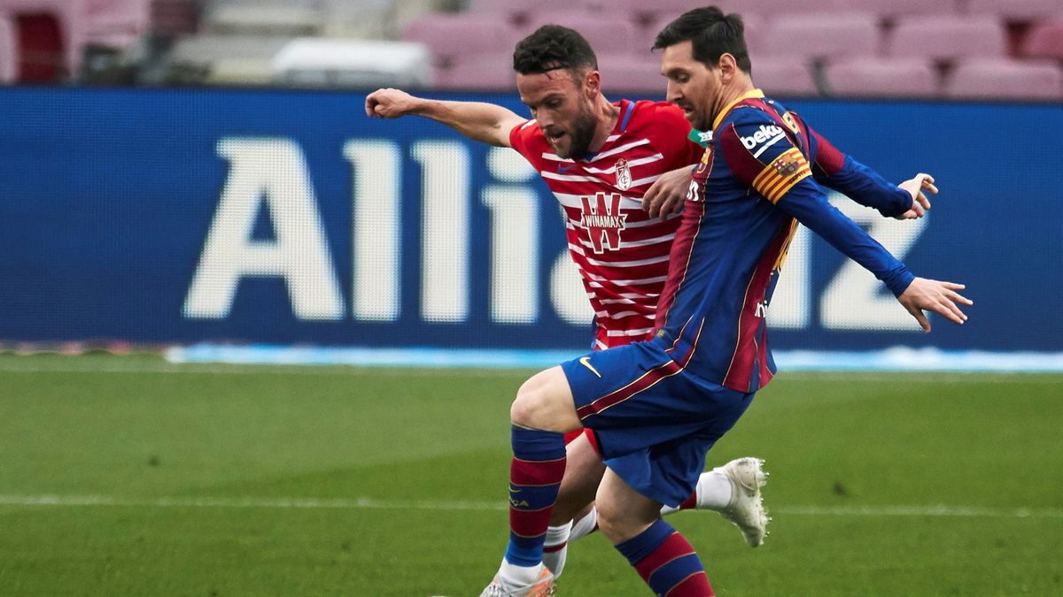 Quini Marin (z lewej) i Lionel Messi