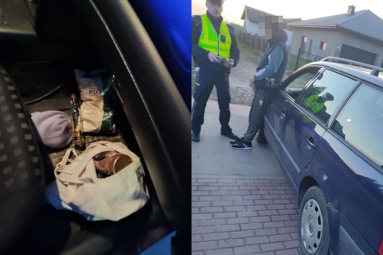 4 promile za kierownicą. W aucie wiózł… własne dzieci