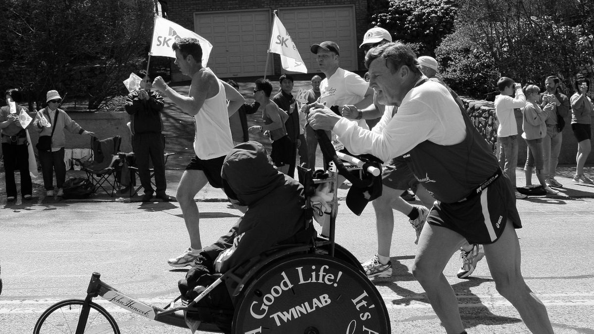 Zdjęcie okładkowe artykułu: Getty Images / John Blanding / Na zdjęciu: Dick Hoyt