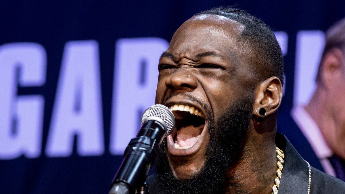 PAP/EPA / ETIENNE LAURENT / Na zdjęciu: Deontay Wilder