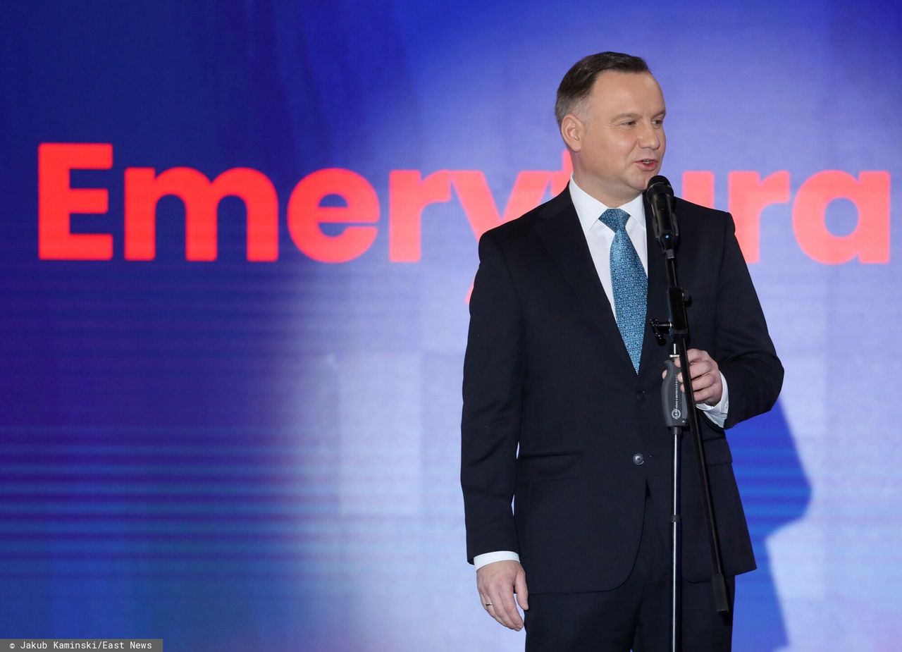 Prezydent Andrzej Duda docenia kolejne świadczenia emerytalne