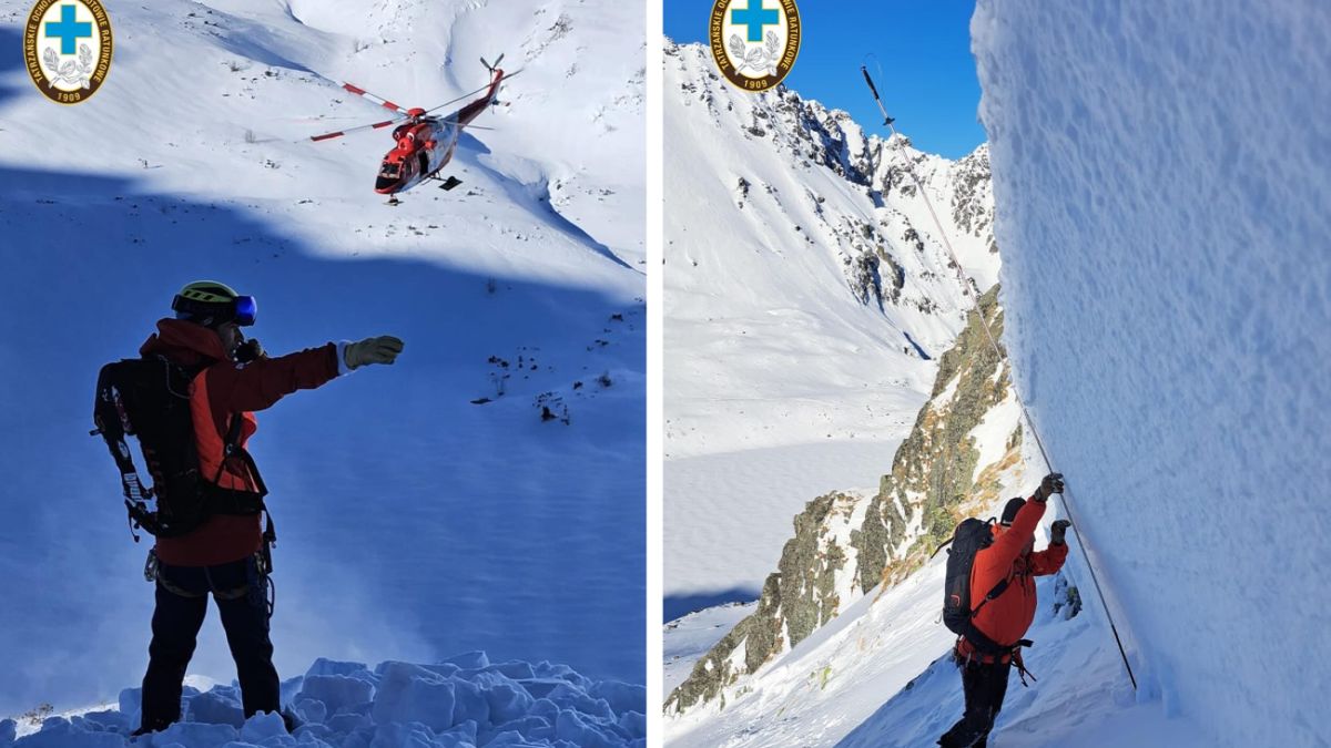 Turysta miał szczęście w nieszczęściu