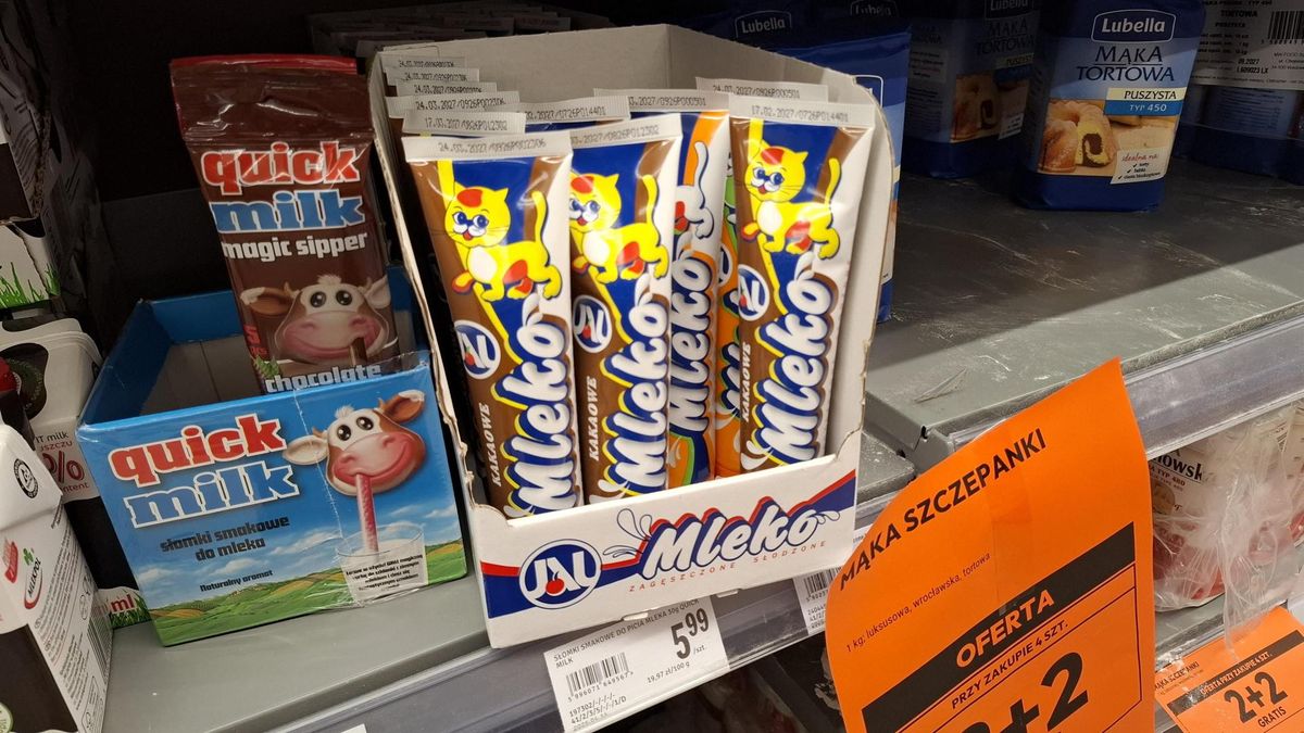 Mleko w tubce