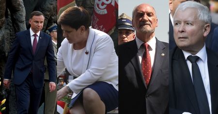 Duda, Szydło, Macierewicz i Kaczyński upamiętniają 73. rocznicę wybuchu Powstania Warszawskiego (ZDJĘCIA)