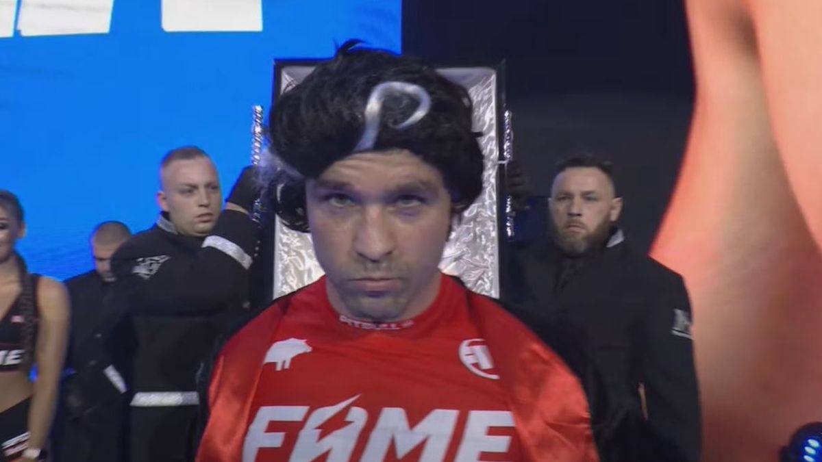 Tomasz Gromadzki podczas gali FAME: REBORN