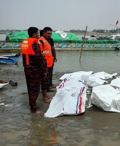 Bangladesz. Łódź rozerwana na dwie części, większość pasażerów nie żyje
