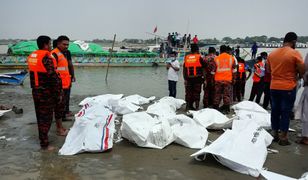 Bangladesz. Łódź rozerwana na dwie części, większość pasażerów nie żyje