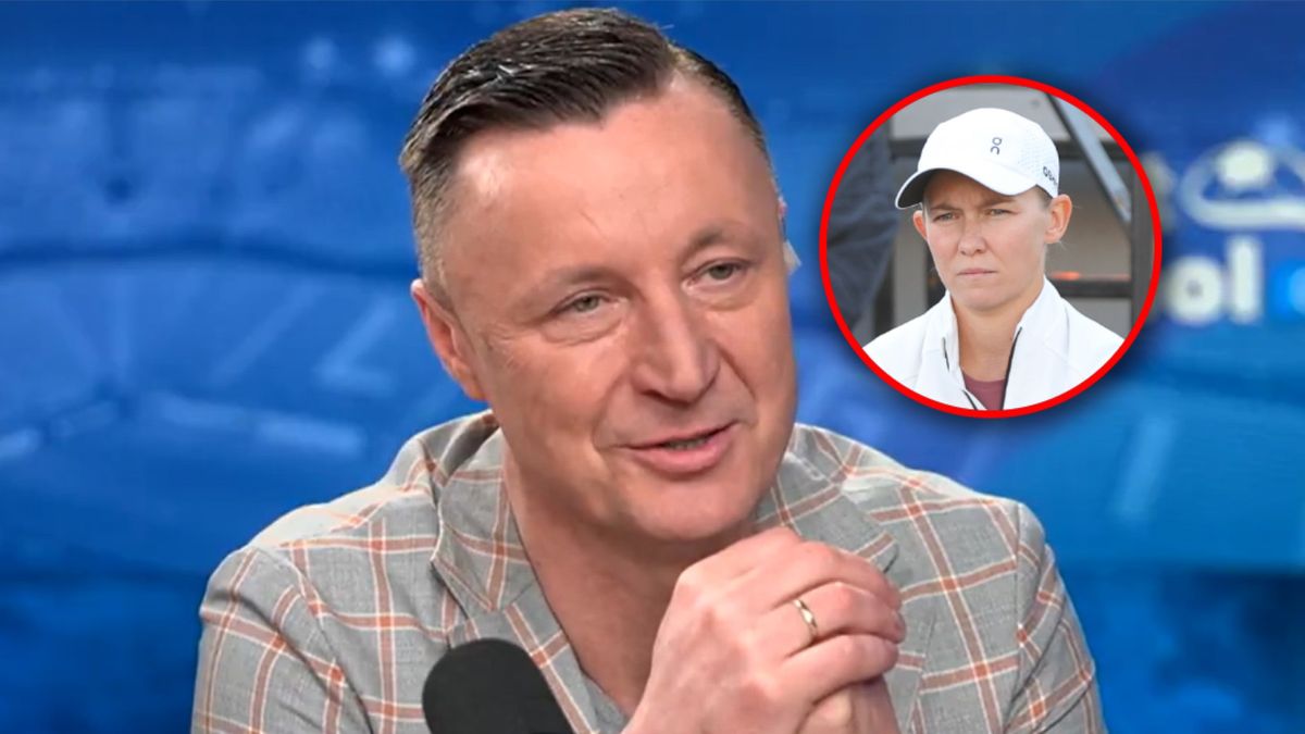 Twitter / Polsat Sport / Anna Klepaczko/WP SportoweFakty / Na zdjęciu: Tomasz Hajto, na małym zdjęciu: Daria Abramowicz