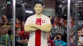 Robert Lewandowski z klocków Lego stanął na Narodowym