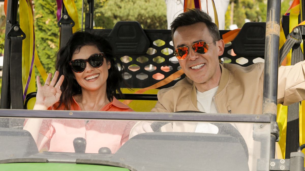 Katarzyna Cichopek na planie "PnŚ"