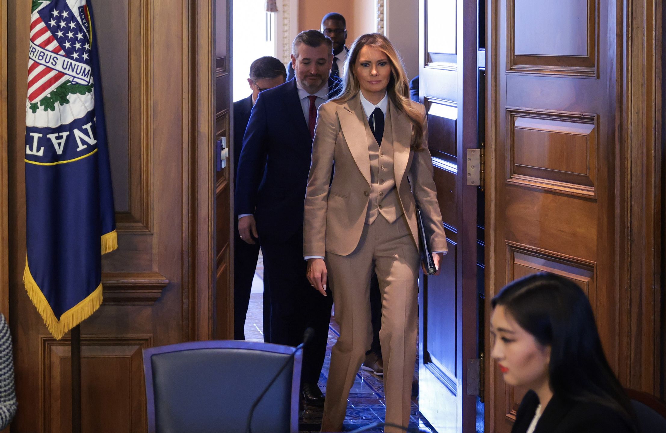 Melania Trump na spotkaniu w Waszyngtonie