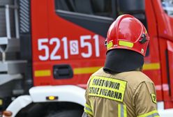 Pożar w Warszawie. Płonęła hala namiotowa