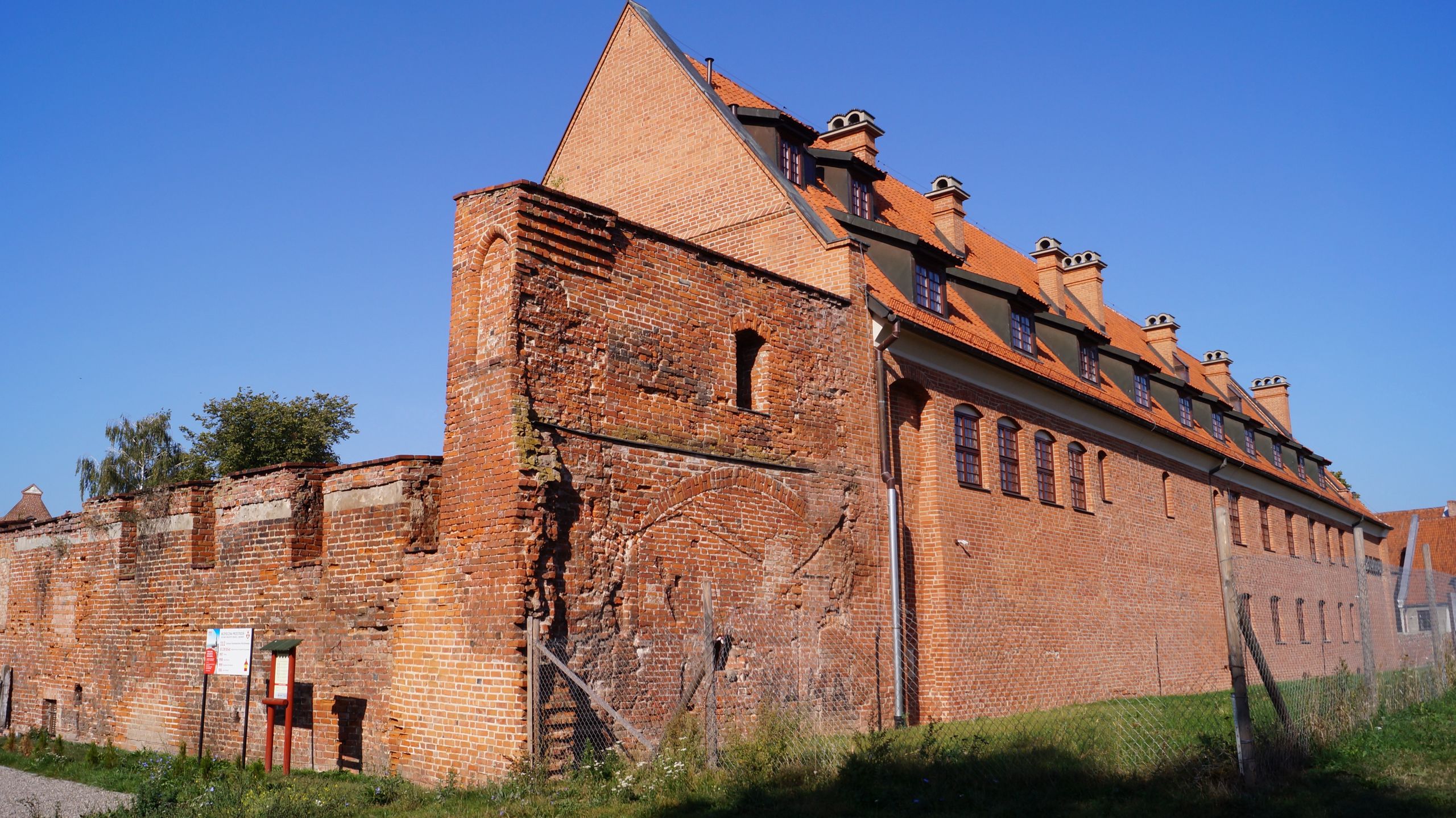Skrzydło południowe muzeum w Elblągu