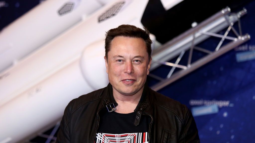 Na zdjęciu Elon Musk