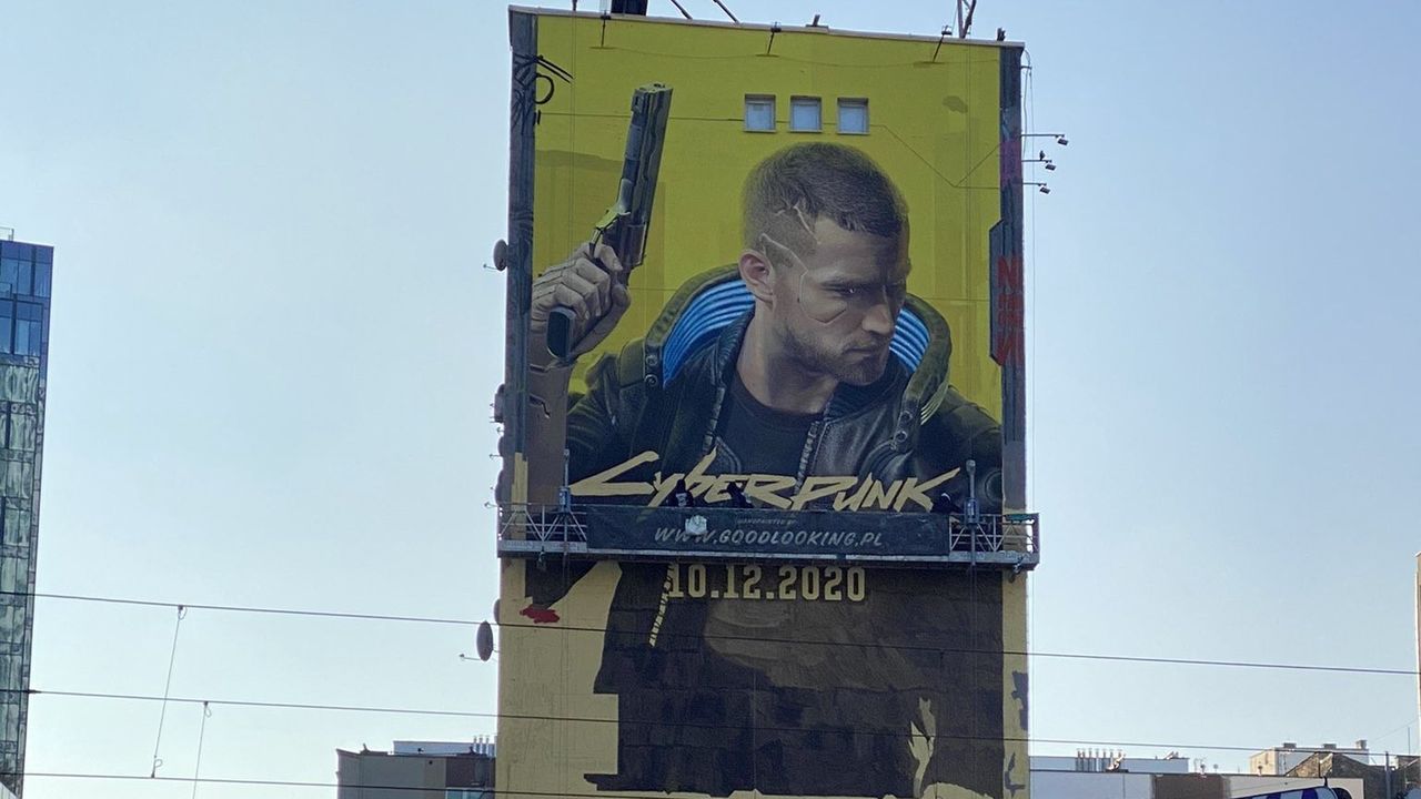 Cyberpunk 2077 rusza na miasto. Powstał pierwszy mural od CD Projekt RED