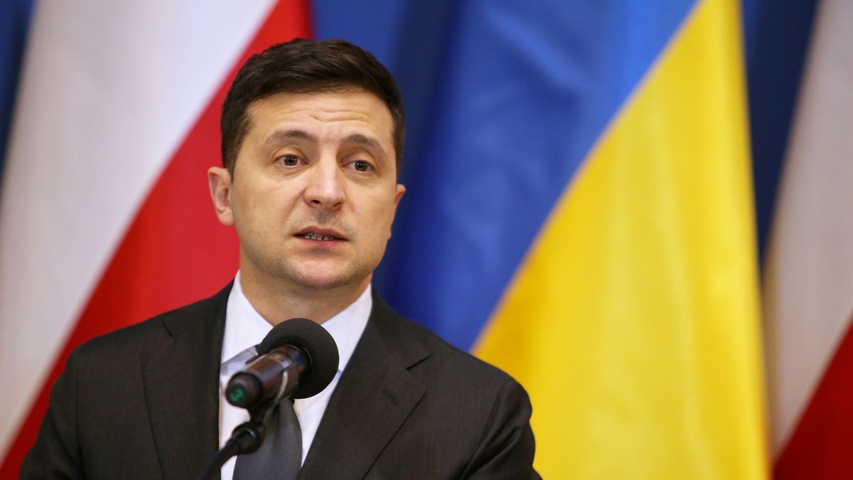 Prezydent Ukrainy Wołodymyr Zełenski 