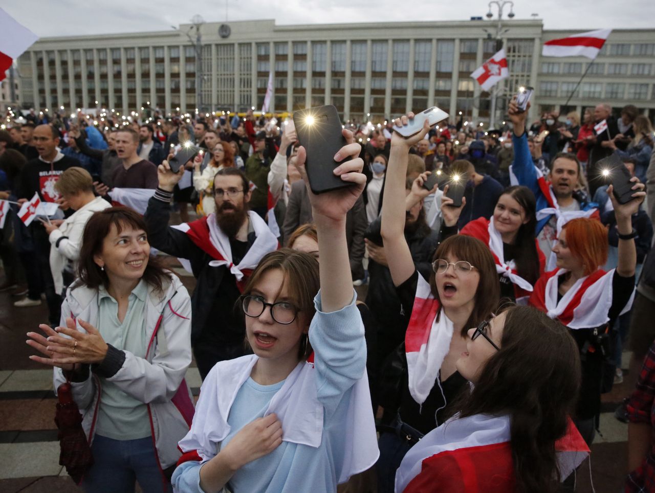 Białoruś. Szef rosyjskiej dyplomacji oskarża Zachód o "kierowanie opozycją"