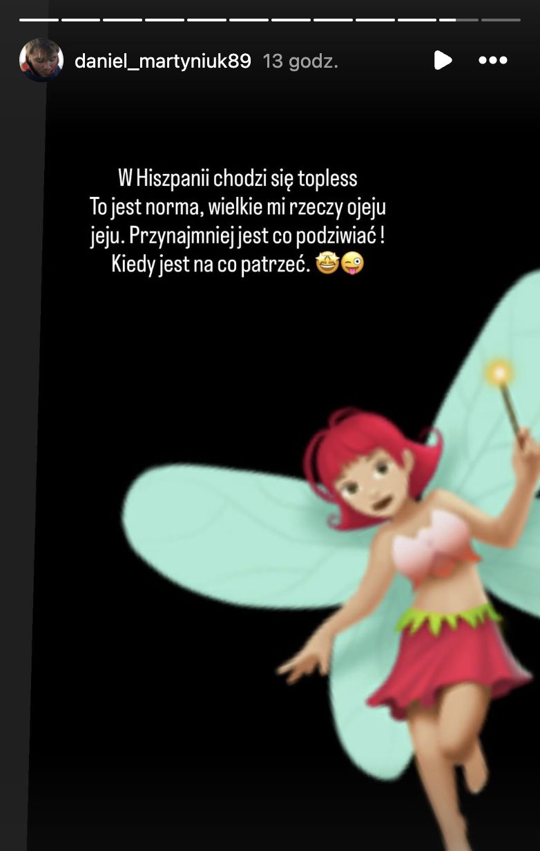 Daniel Martyniuk tłumaczy się z dodania nagich zdjęć żony 