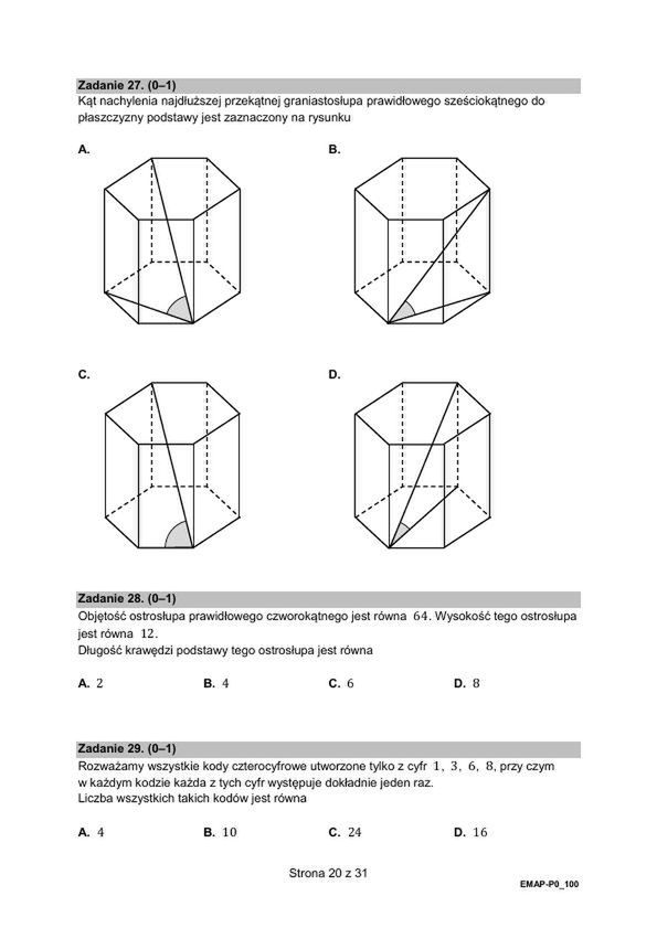 Matura 2024. Arkusze CKE. Matematyka w formule 2015