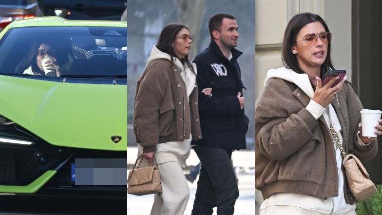 Klaudia Halejcio i Oskar Wojciechowski "przyłapani" na mieście