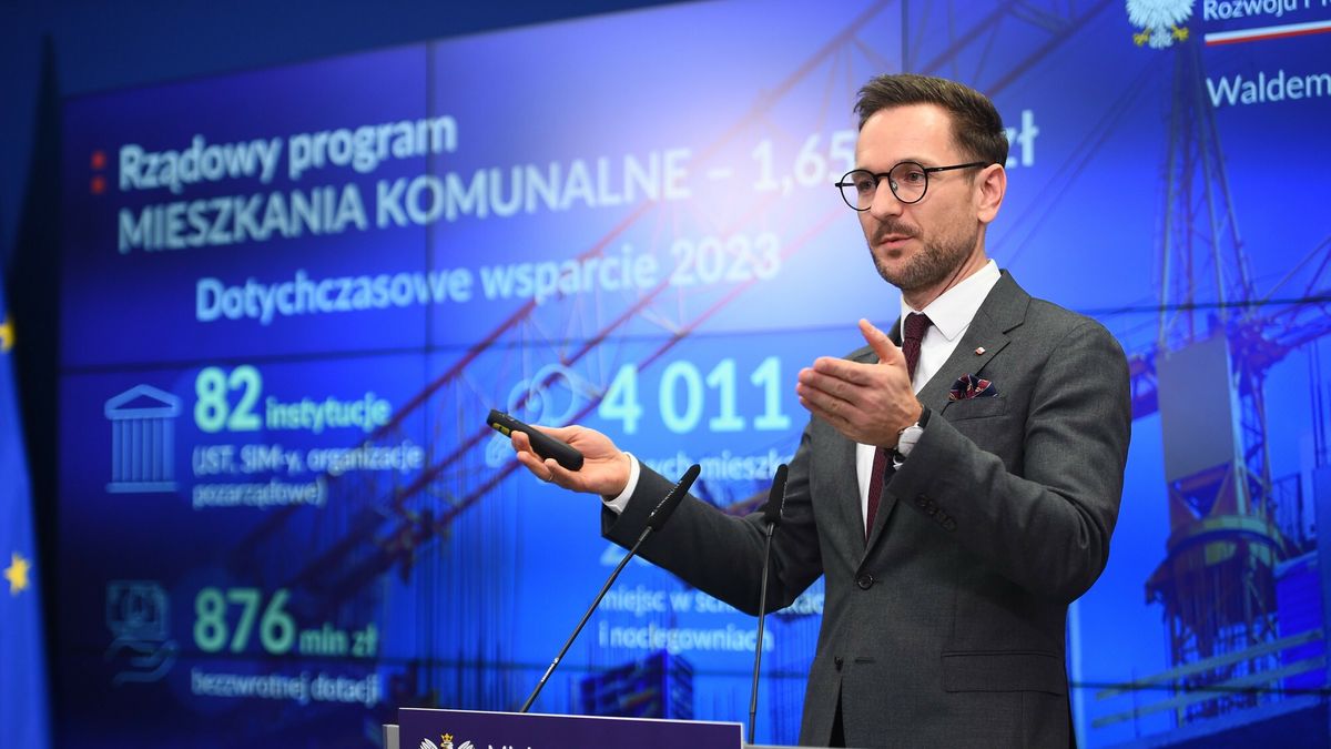 Minister rozwoju i technologii Waldemar Buda