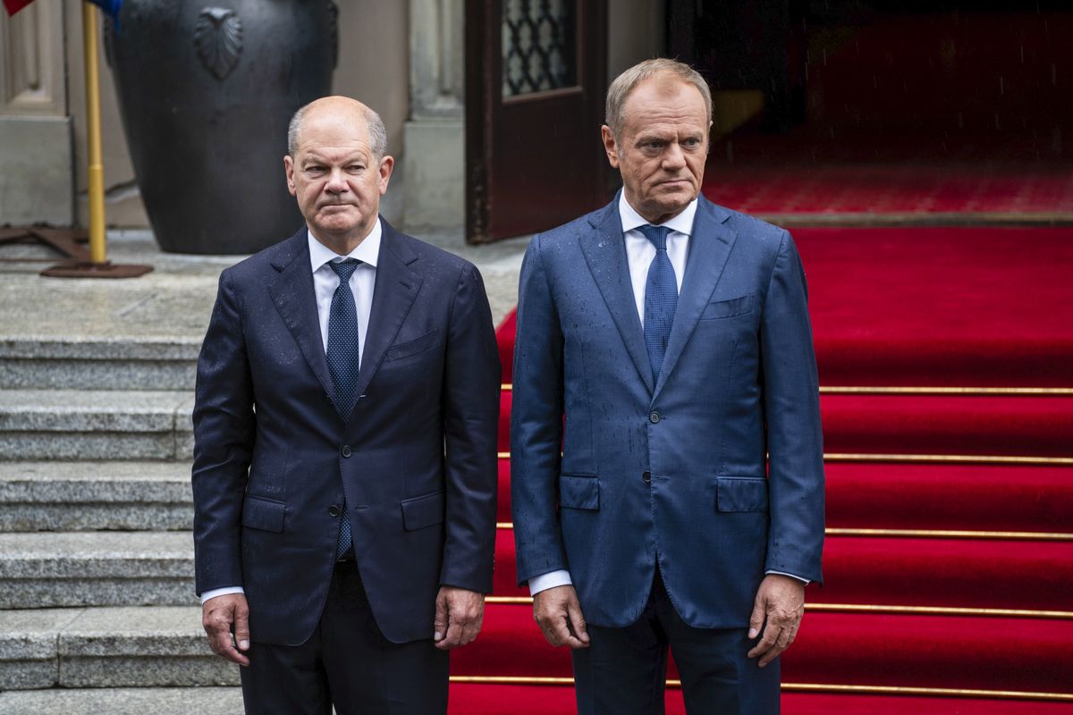 donald tusk, olaf scholz, relacje polsko-niemieckie Iskrzy w relacjach polsko-niemieckich. Bez szans na przełom?