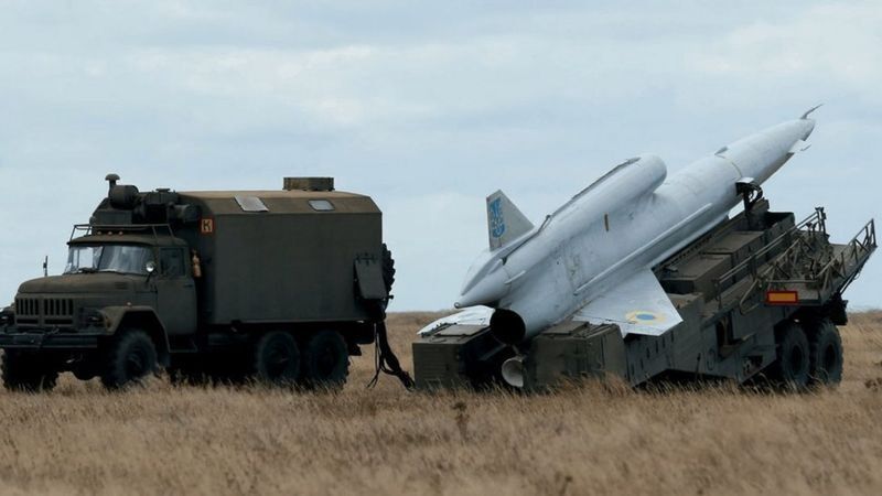 Безпілотник Ту-141 ("Стриж") під час навчань ЗСУ у вересні 2021 року.