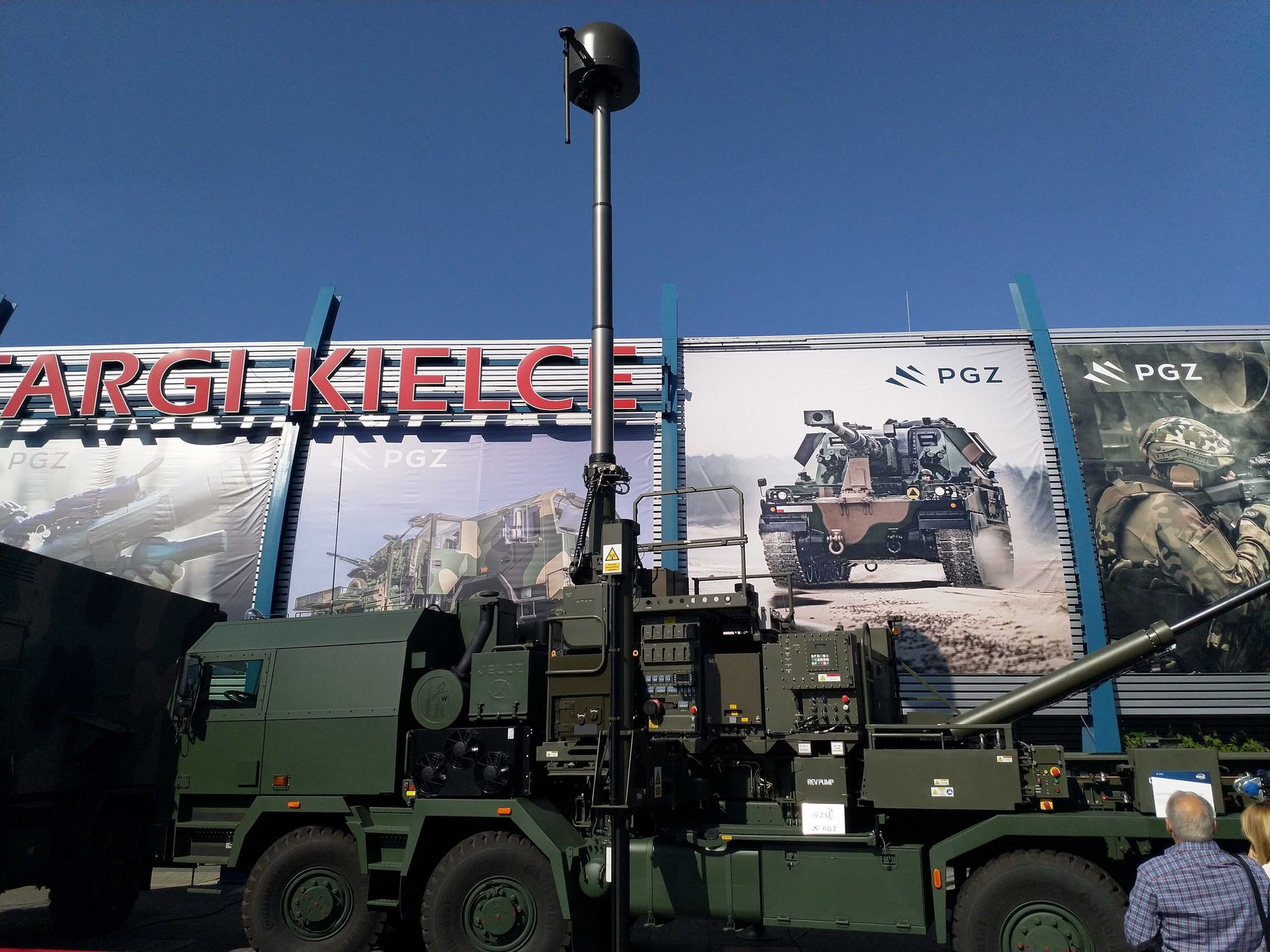 Operacyjna wyrzutnia systemu Mała Narew na MSPO 2023.