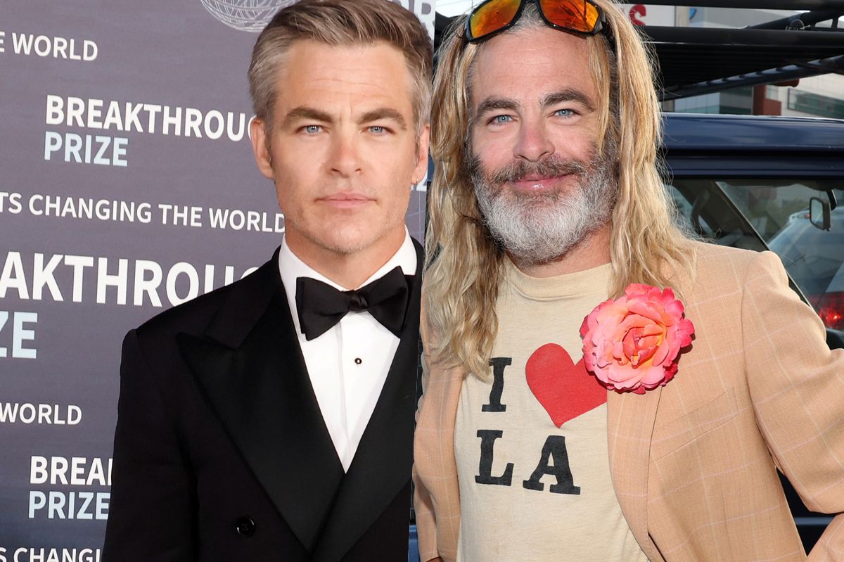 Chris Pine has undergone a dizzying metamorphosis.