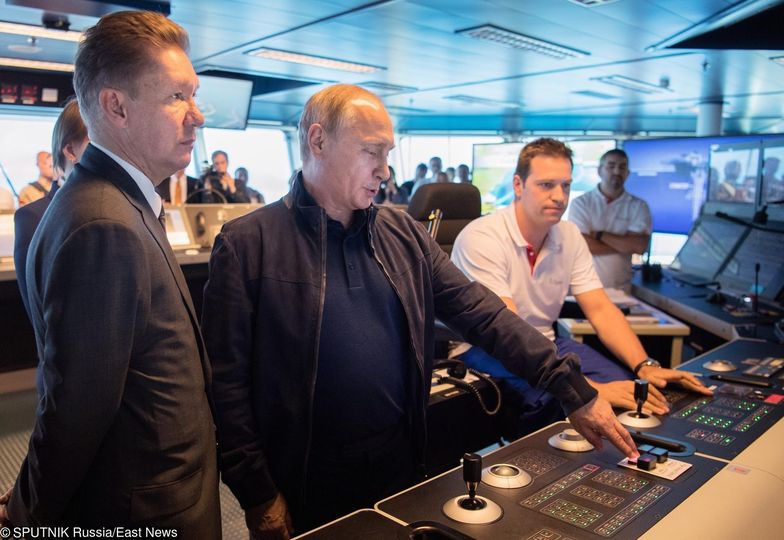 Prezydent Putin wraz z szefem Gazpromu Aleksiejem Millerem wizytuje projekt Turkish Stream.
