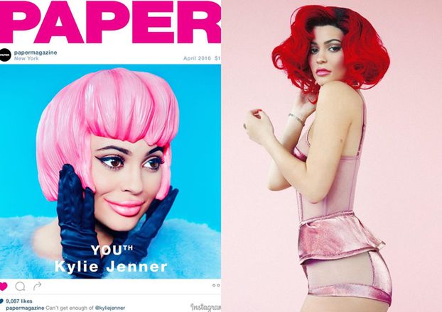 "Komiksowa" Kylie Jenner na okładce "Paper" (FOTO)
