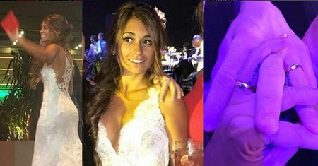 Żona Messiego i zaproszeni goście chwalą się zdjęciami z wesela na Instagramie (FOTO)