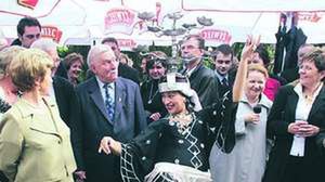 Solenizant nie krył zachwytu