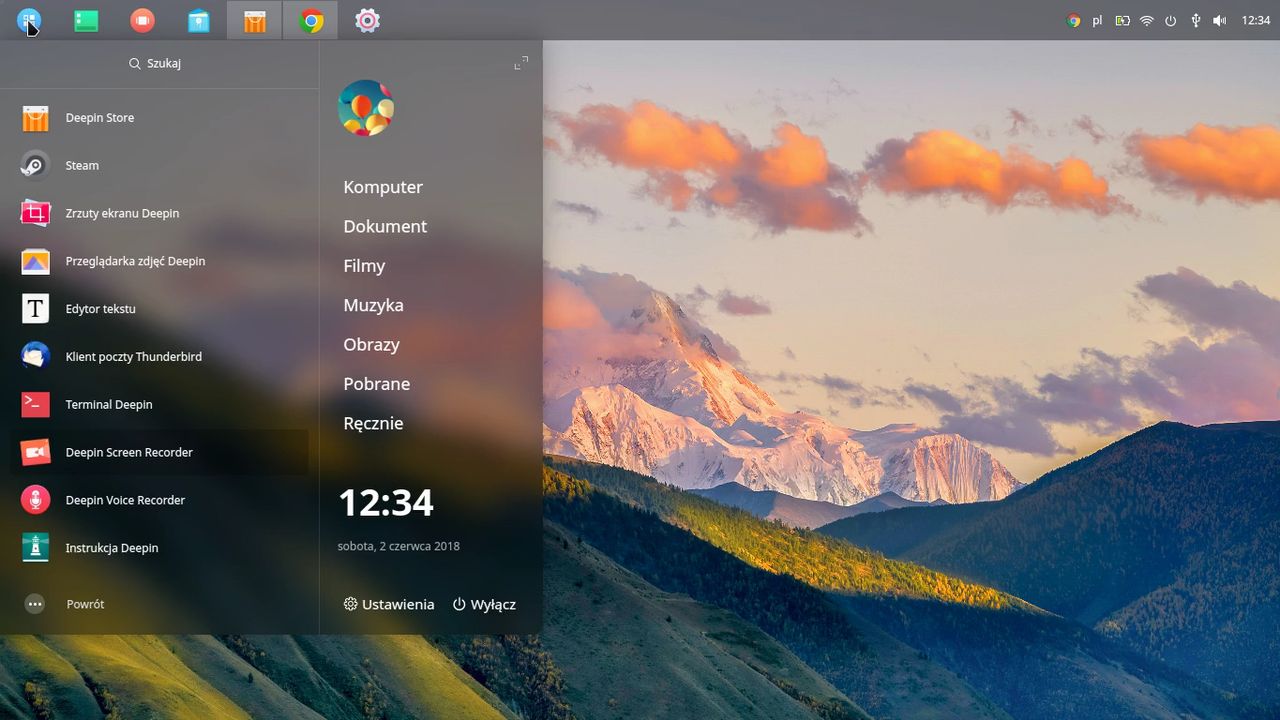 Deepin 15.6 (Beta) — „chińszczyzna" po lekkim tuningu