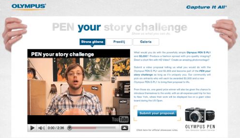 Konkurs Olympusa "Pen your story challenge"